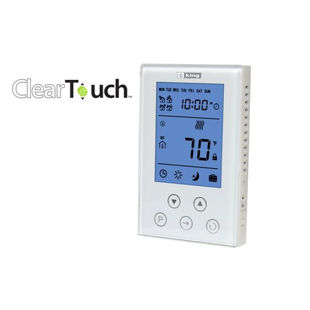 King Electric Thermostat Programmable, Dp 120/208/240V 15A K302PE